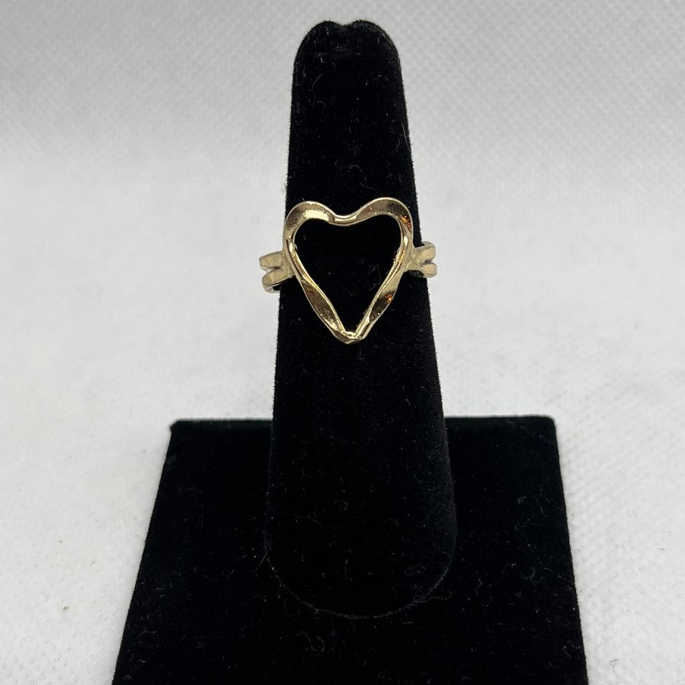 Gold Plated Heart Ring